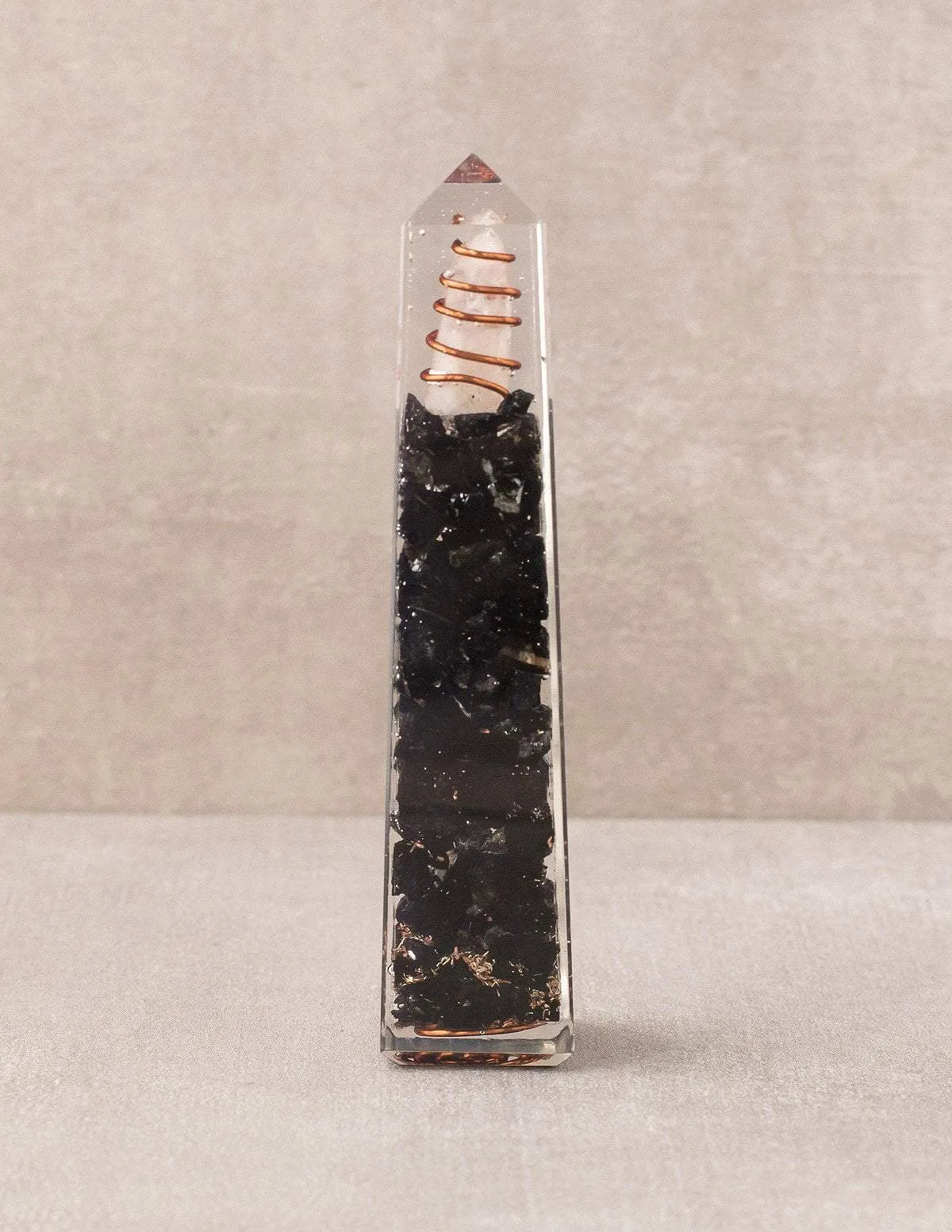 Black Tourmaline Orgone Tower