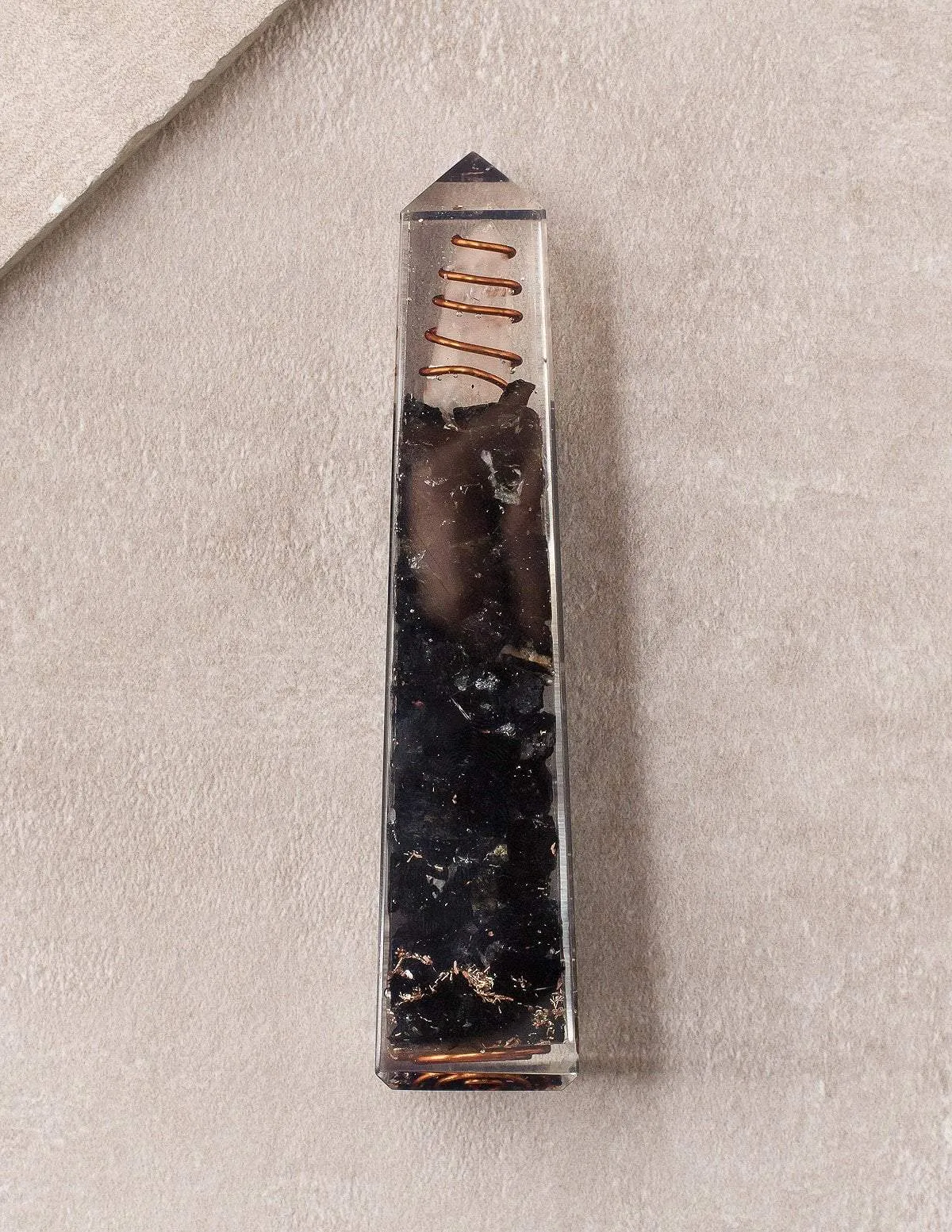 Black Tourmaline Orgone Tower