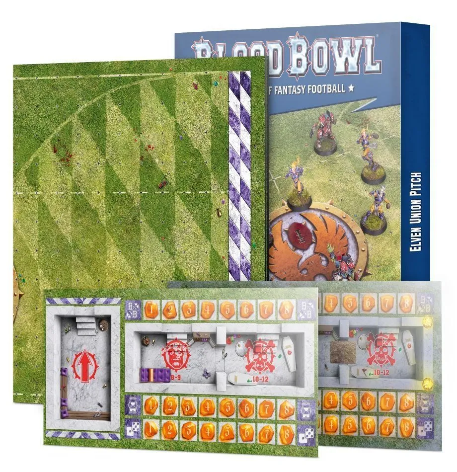 Blood Bowl Elven Union Pitch & Dugout