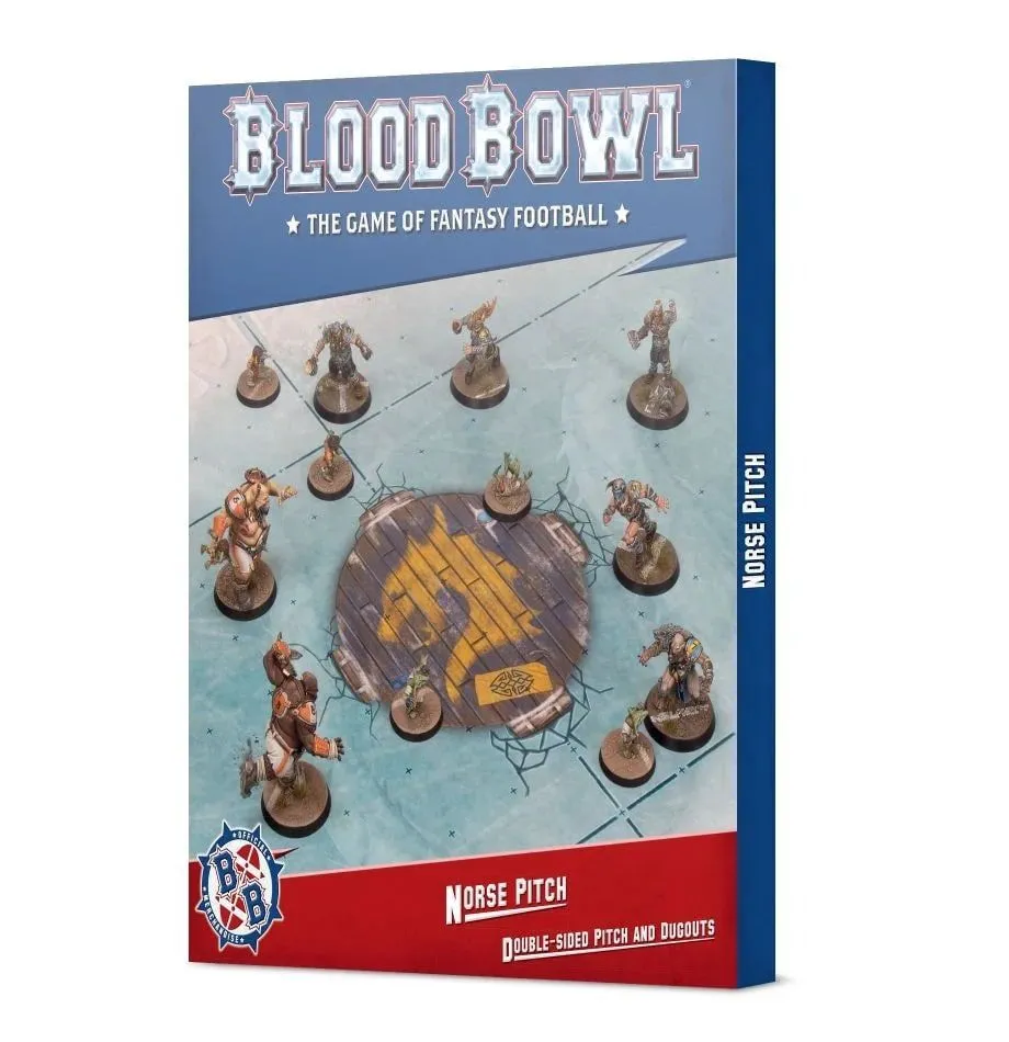 Blood Bowl Norse Team Team: Double-Sided Pitch & Dugouts