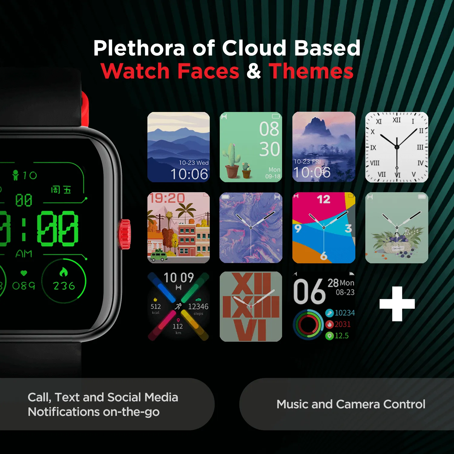 boAt Mystiq | Smartwatch with 1.57" (3.98cm) HD Display, Multiple Sports Modes, Real Time Health Monitoring
