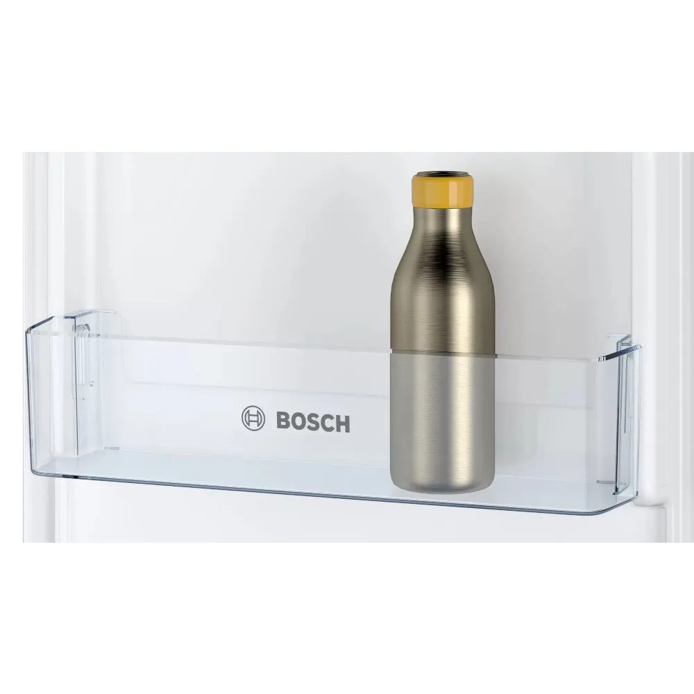 Bosch KIN85NFE0G Series 2 No Frost Integrated Fridge Freezer, Fixed Hinge, 50/50, White, E Rated