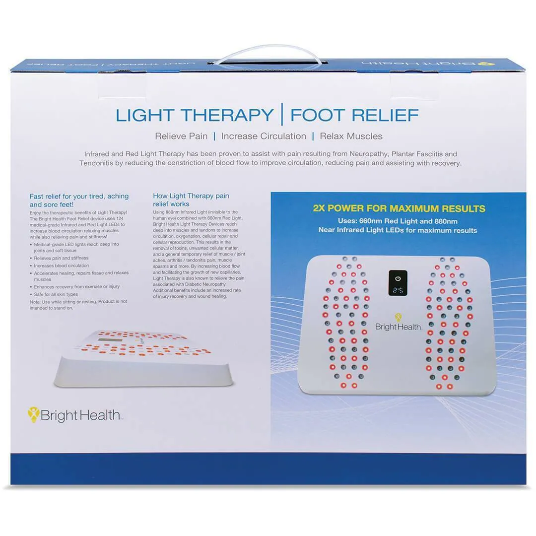 Bright Health Red Light Therapy Foot Pain Relief Device