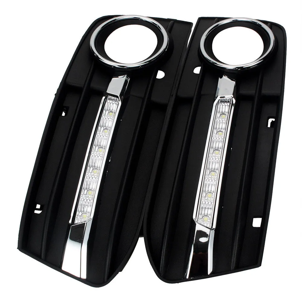 Car LED Daytime Running light DRL Fog Light For Audi A4 B8 2009-2012