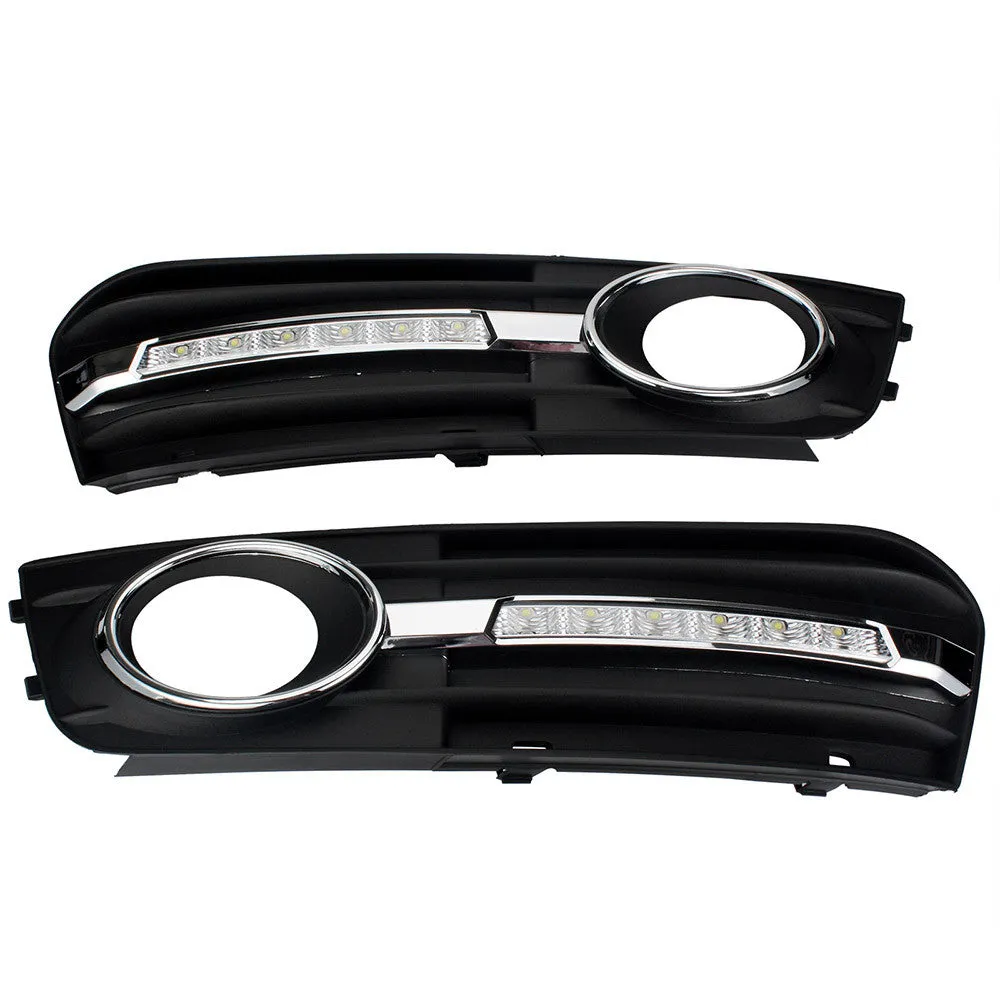 Car LED Daytime Running light DRL Fog Light For Audi A4 B8 2009-2012