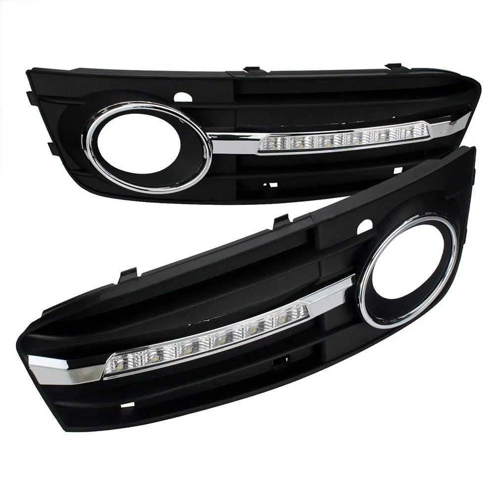 Car LED Daytime Running light DRL Fog Light For Audi A4 B8 2009-2012