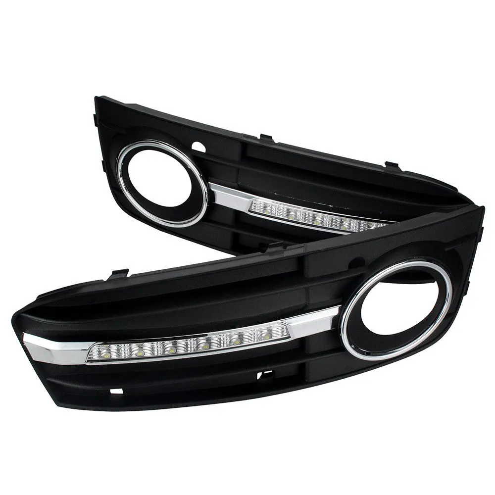 Car LED Daytime Running light DRL Fog Light For Audi A4 B8 2009-2012
