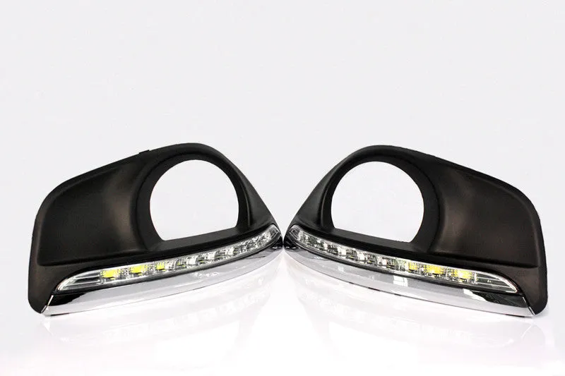 Car LED Daytime Running light DRL Fog Light For Hyundai Santa Fe 2010-2012