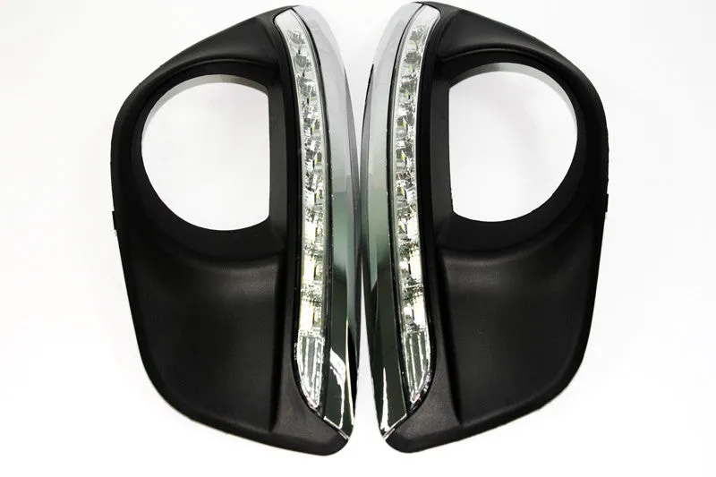 Car LED Daytime Running light DRL Fog Light For Hyundai Santa Fe 2010-2012