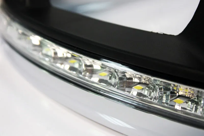 Car LED Daytime Running light DRL Fog Light For Hyundai Santa Fe 2010-2012
