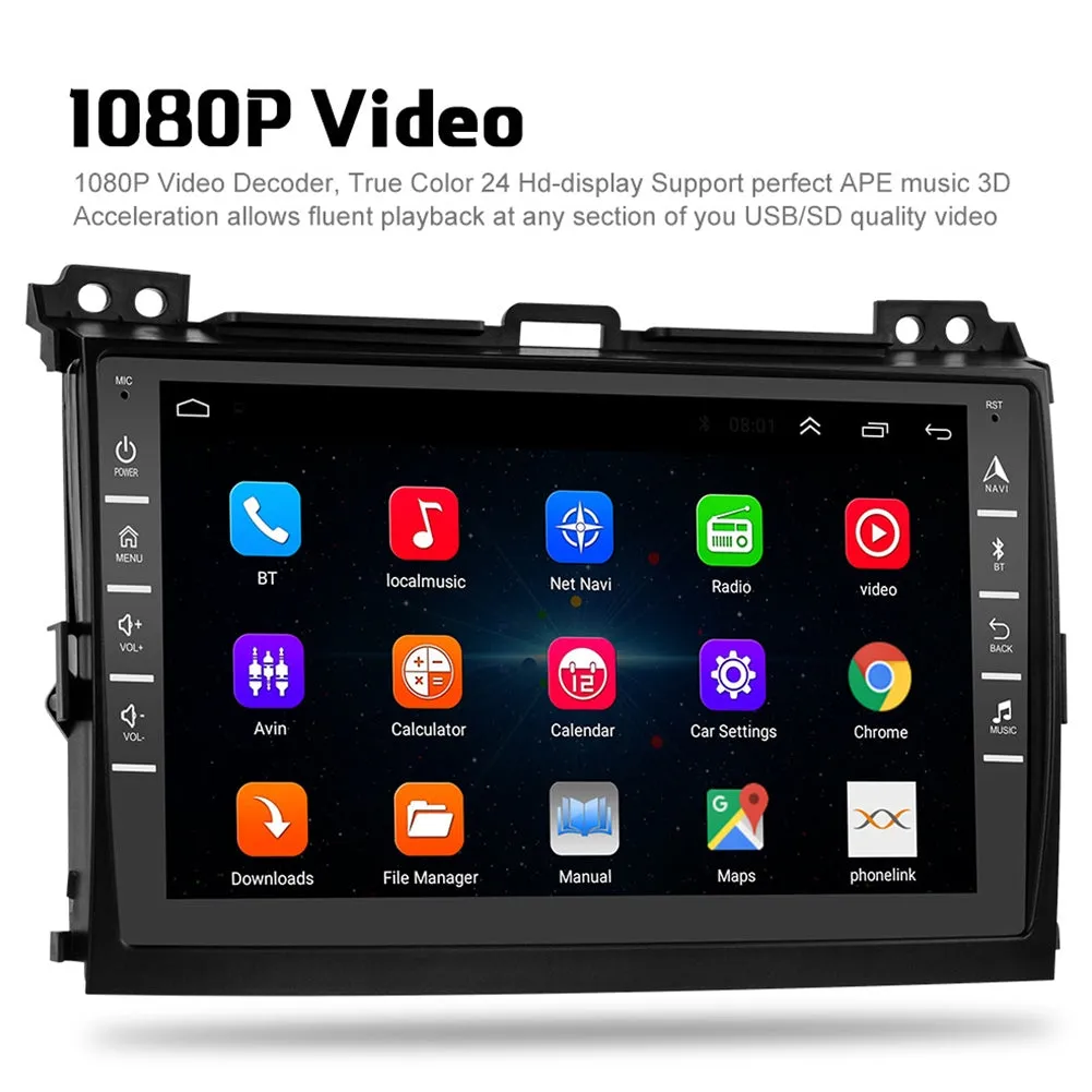 Car Radio Multimedia Player 8-inch Large-screen android