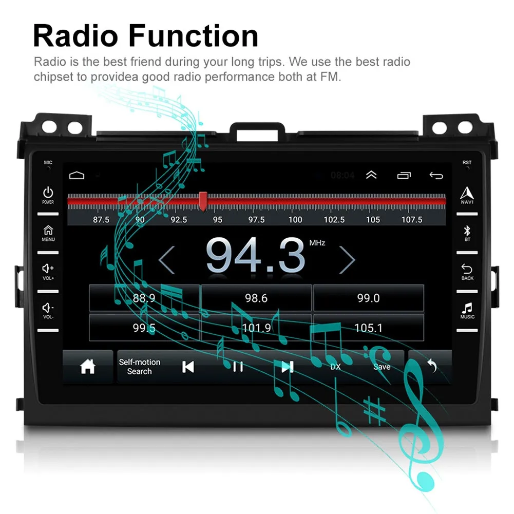 Car Radio Multimedia Player 8-inch Large-screen android