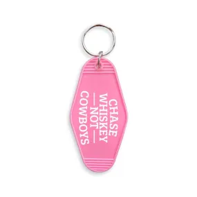 Chase Whiskey Not Cowboys Hotel Motel Key Chain