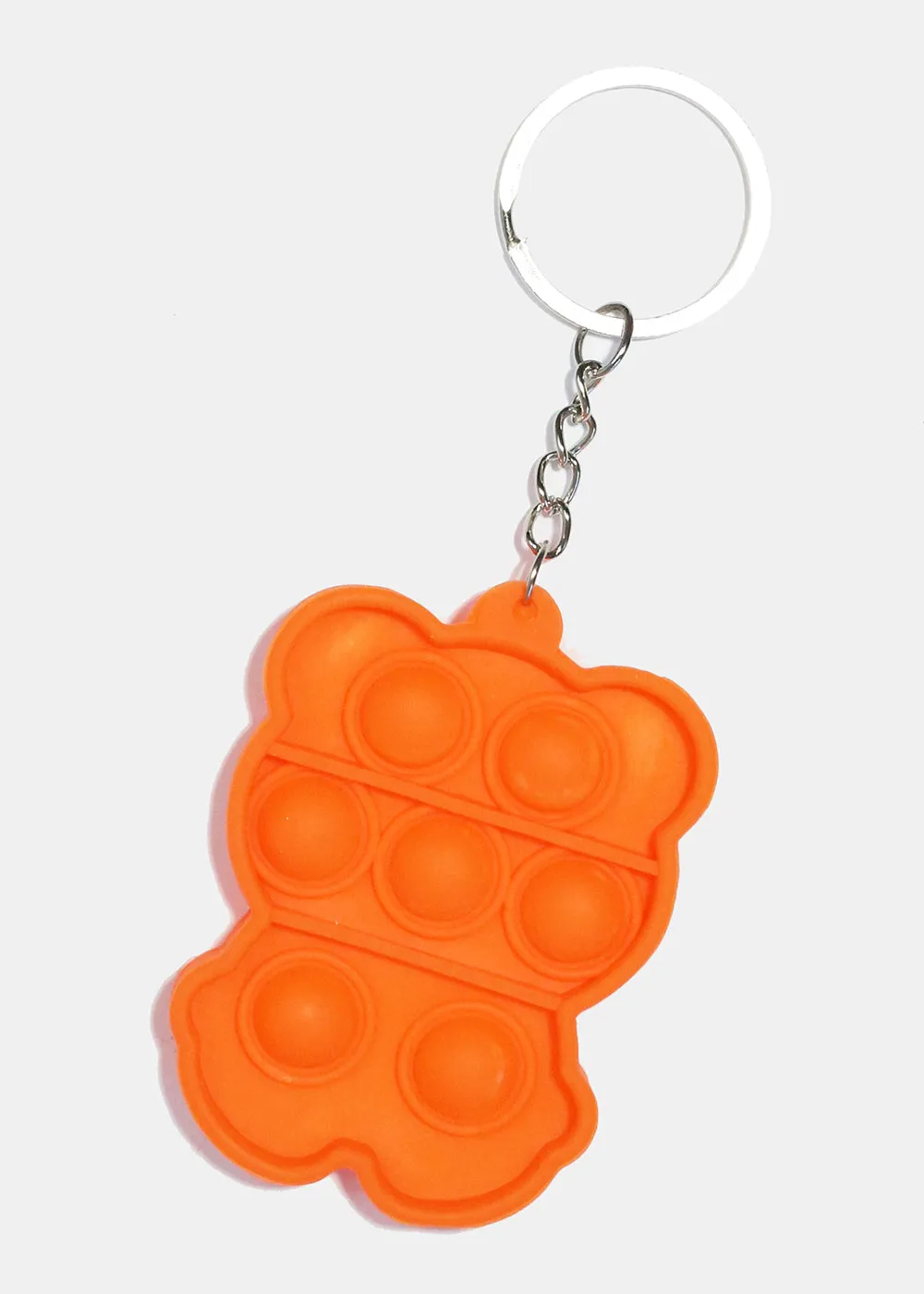 Colorful Bear Push Pop Keychain