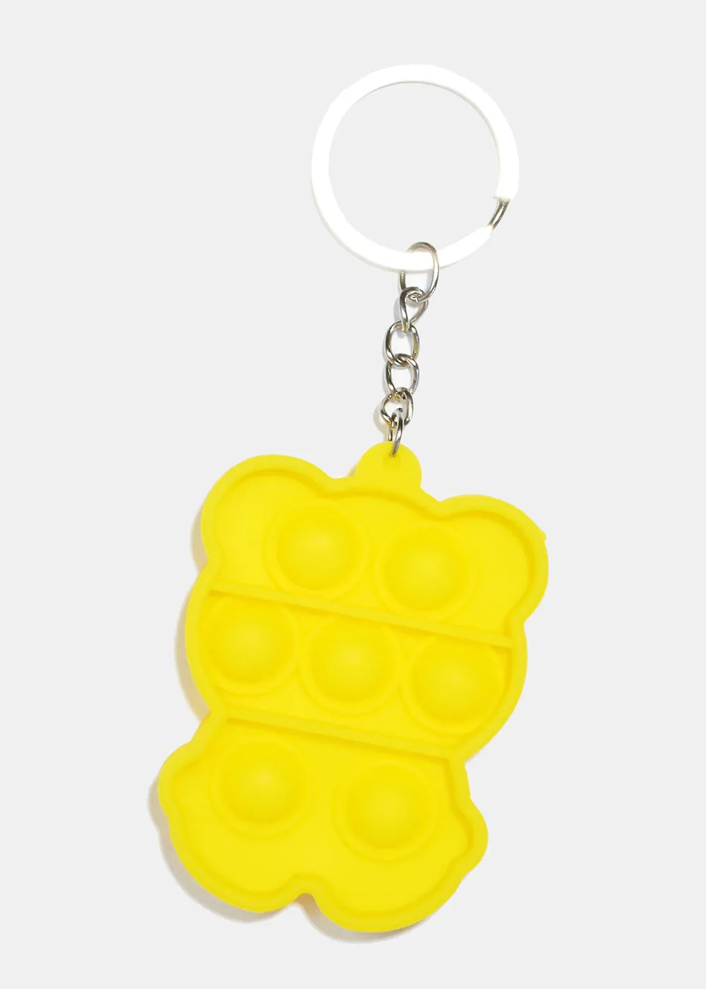 Colorful Bear Push Pop Keychain