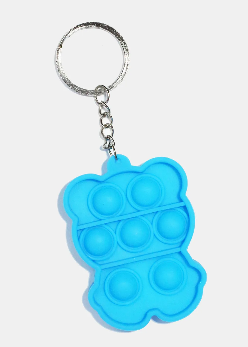 Colorful Bear Push Pop Keychain
