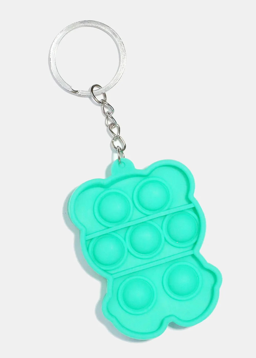 Colorful Bear Push Pop Keychain