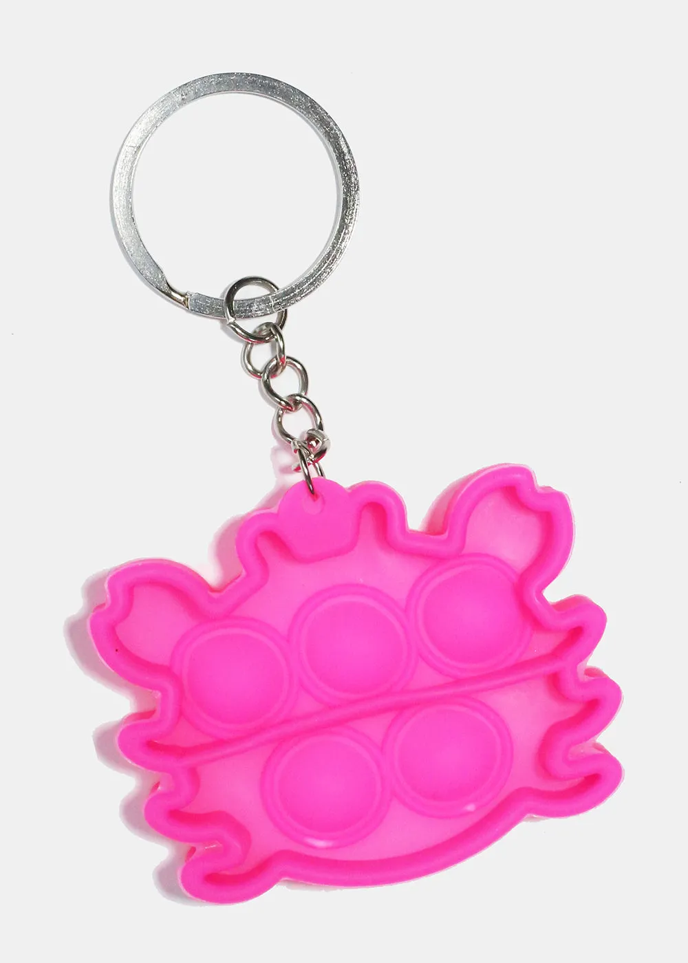 Cute Crab Push Pop KeyChain