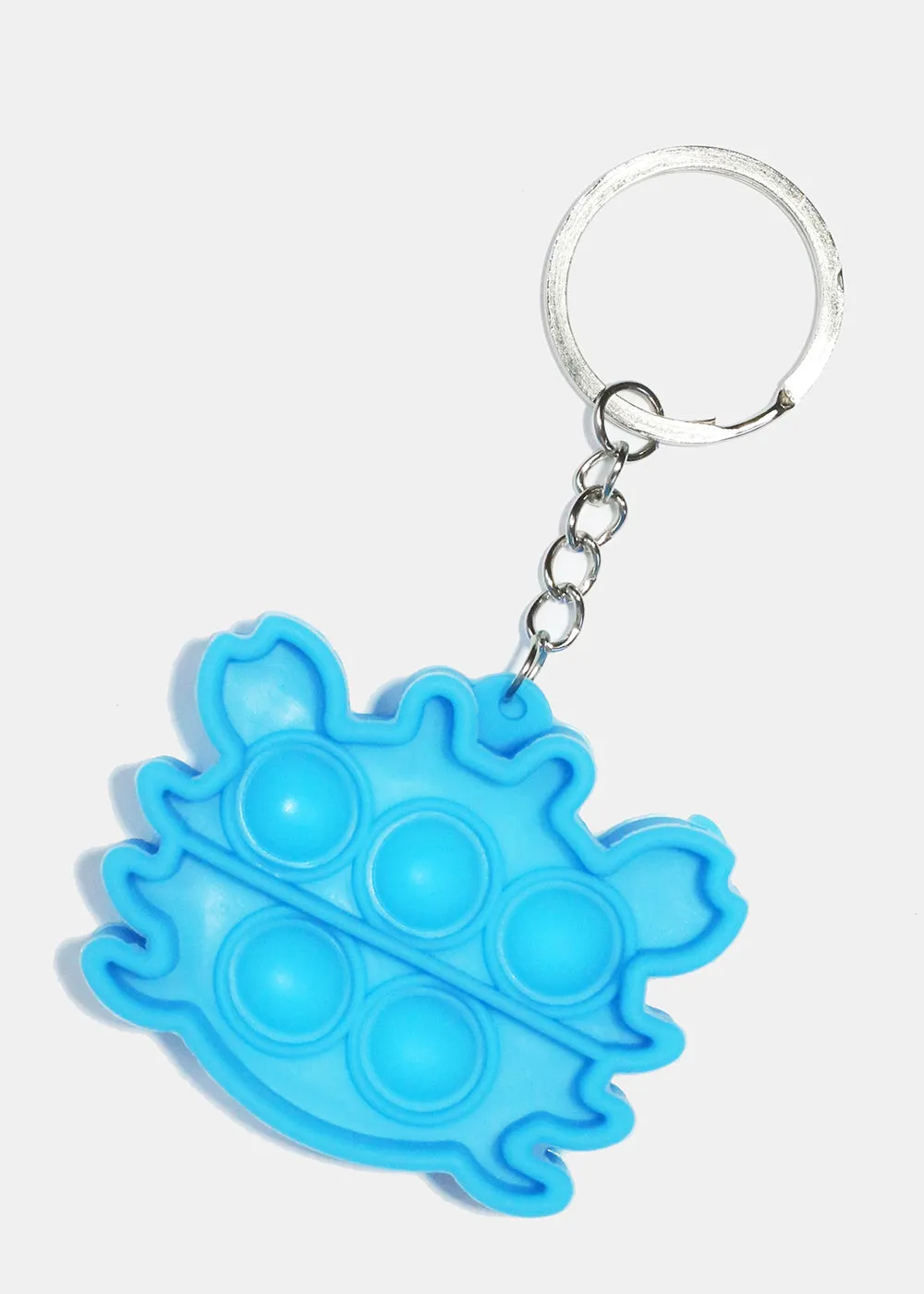 Cute Crab Push Pop KeyChain