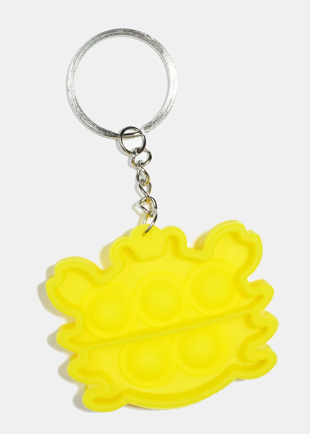 Cute Crab Push Pop KeyChain