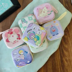 Cute tin coin pouches