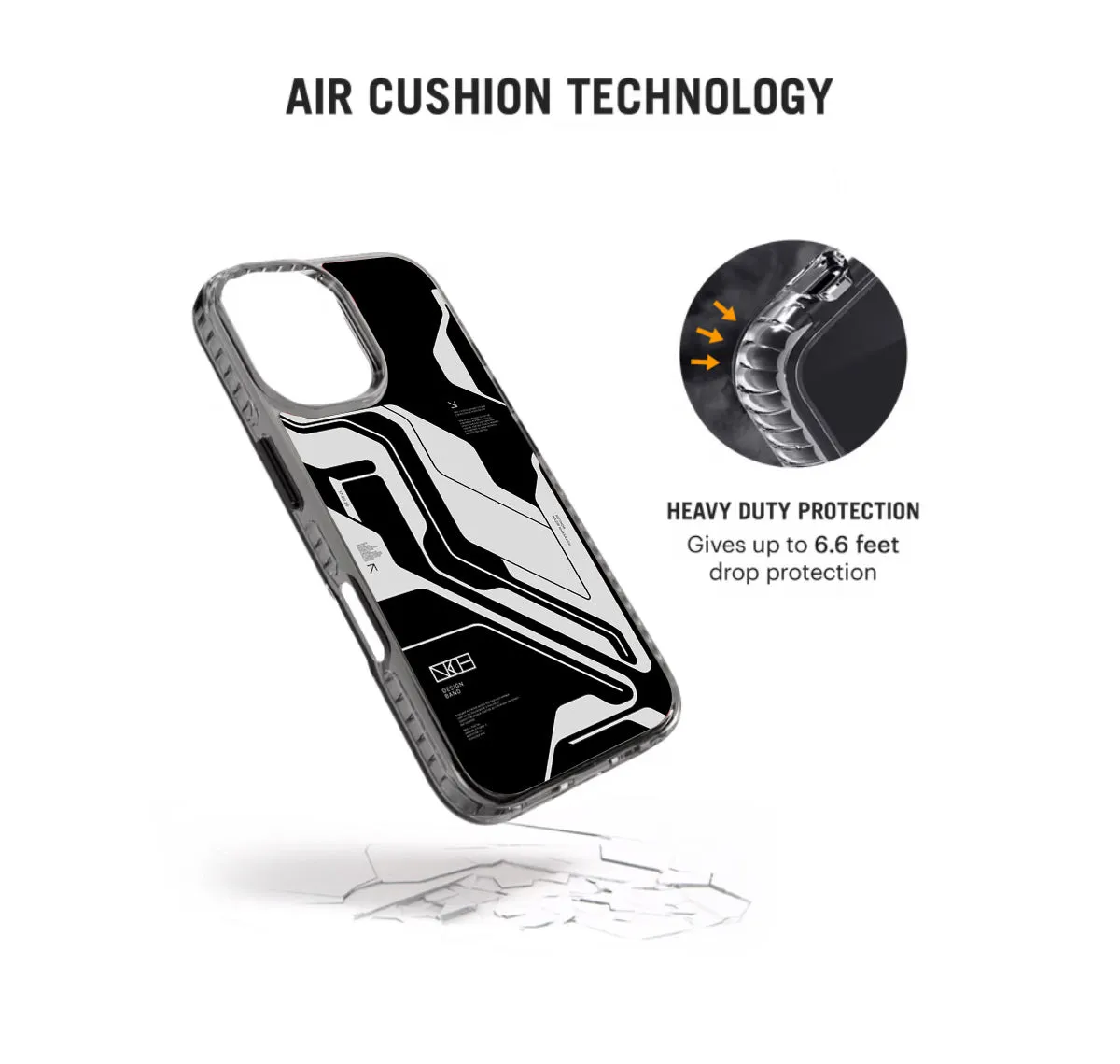 Cyber Circuit Black Stride 2.0 Phone Case Cover