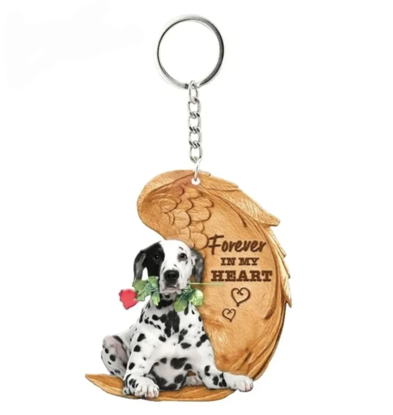 Dalmatian Keychains (2pcs pack)