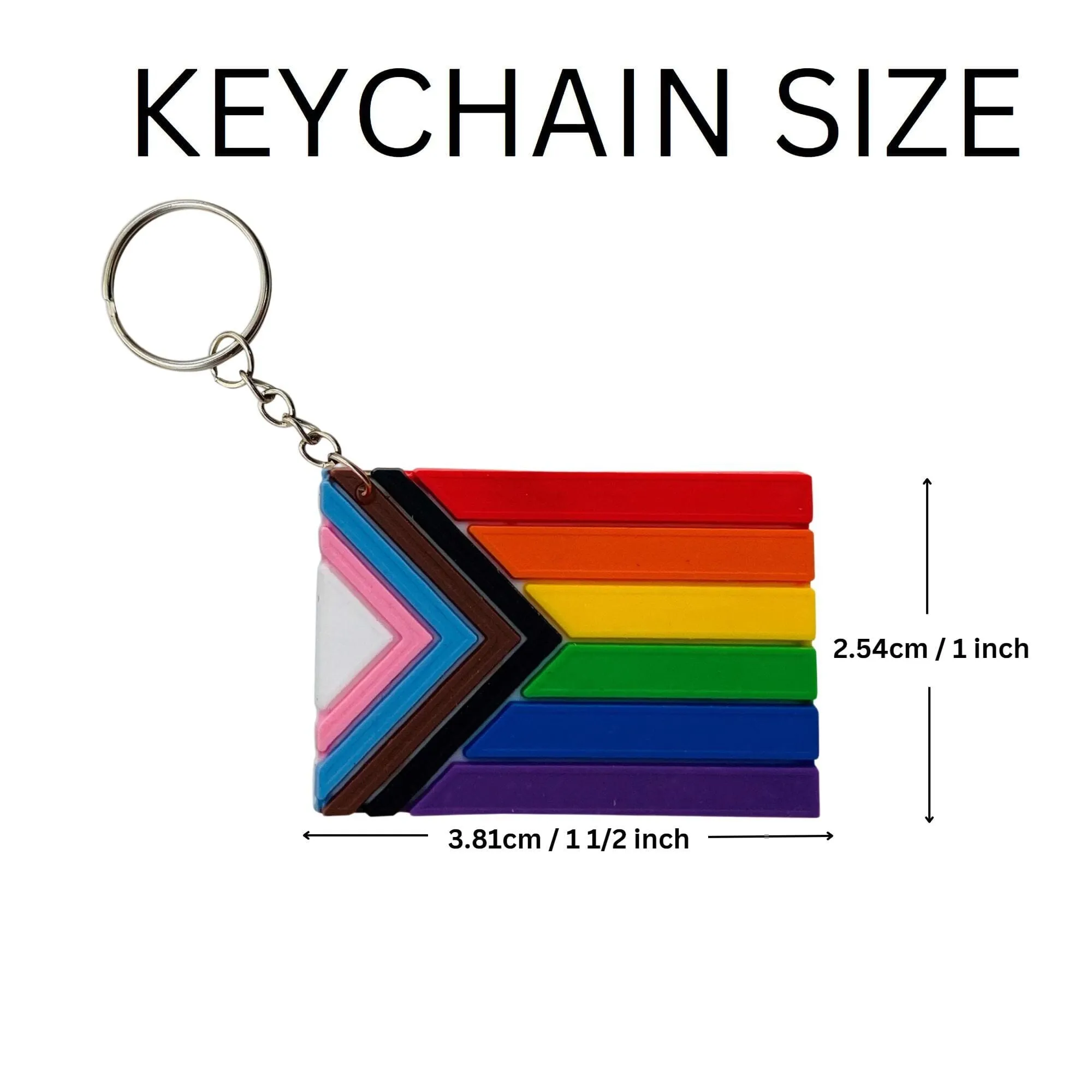 Daniel Quasar Flag Silicone Keychains
