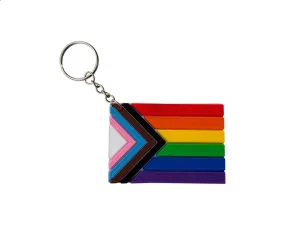 Daniel Quasar Flag Silicone Keychains