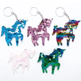 Dasha Designs 2823 Sequin Unicorn Keychain