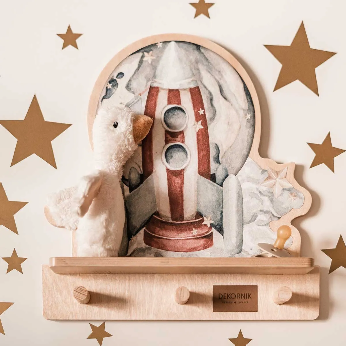 DEKORNIK Rocketship Mini Shelf