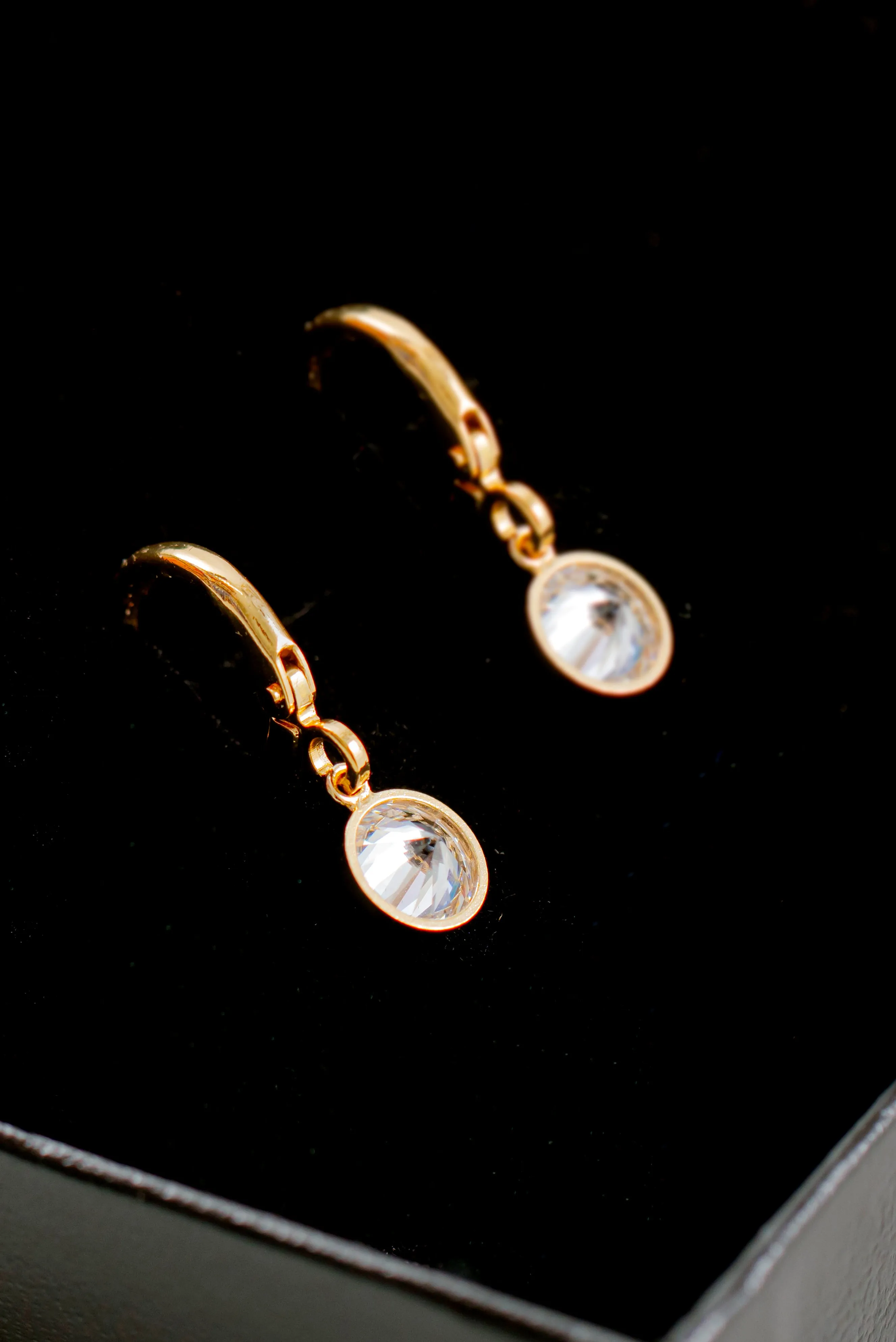 Diamanté Drop Earrings