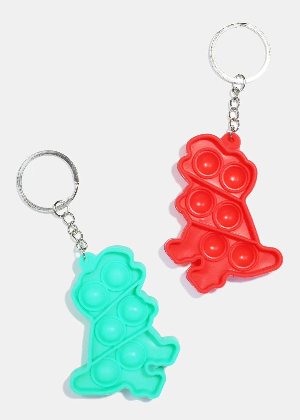 Dinosaur Push Pop Keychain