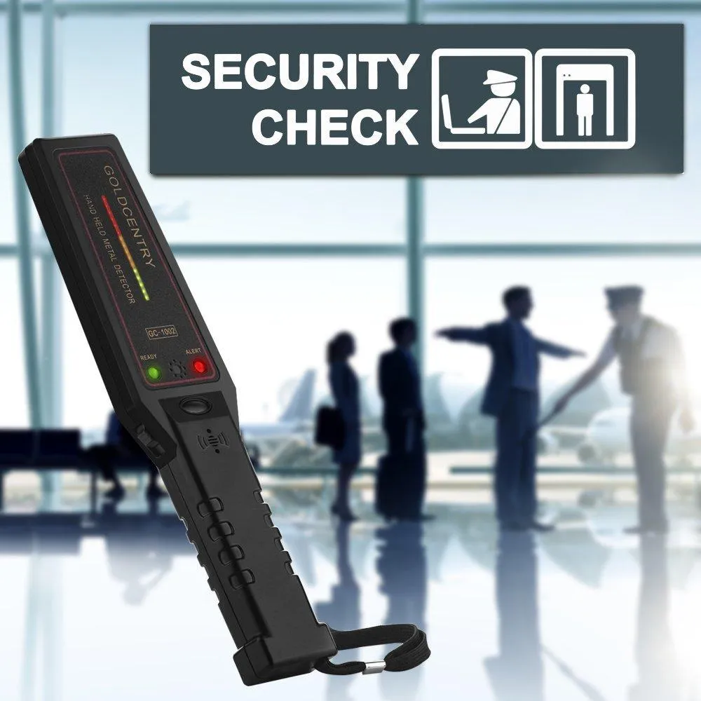 Dostyle Super Security Scanner, Hand Held Metal Detectors with 16 LED Metal Indicator lights and Adjustable Sensitivity