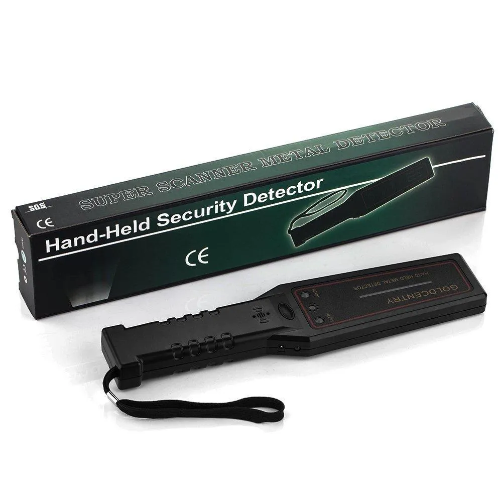 Dostyle Super Security Scanner, Hand Held Metal Detectors with 16 LED Metal Indicator lights and Adjustable Sensitivity
