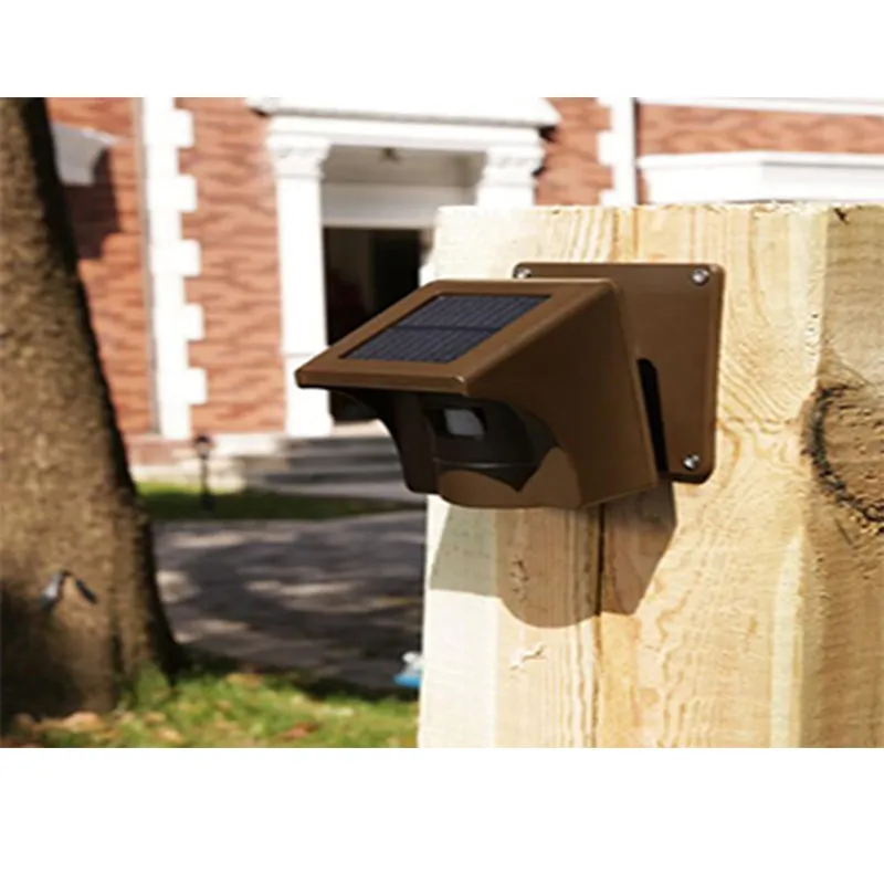 Driveway Alarm Solar Wireless Outdoor Weather Resistant Motion Sensor