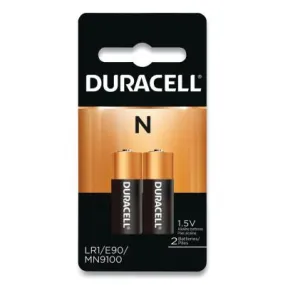Duracell?? N Size Alkaline Battery, 2 EA/PK, MN9100B2PK