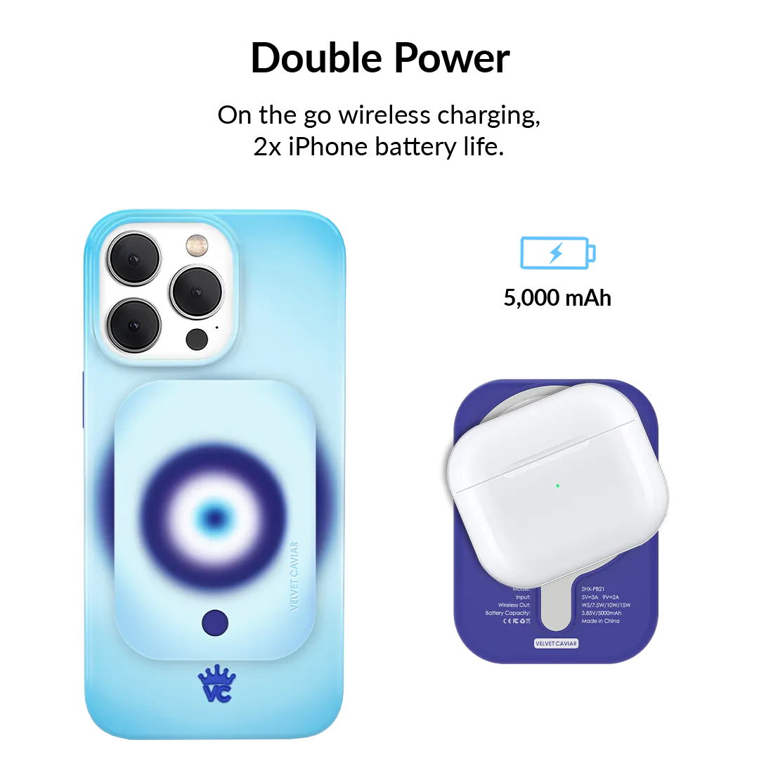 Evil Eye Aura MagSafe Battery Power Pack
