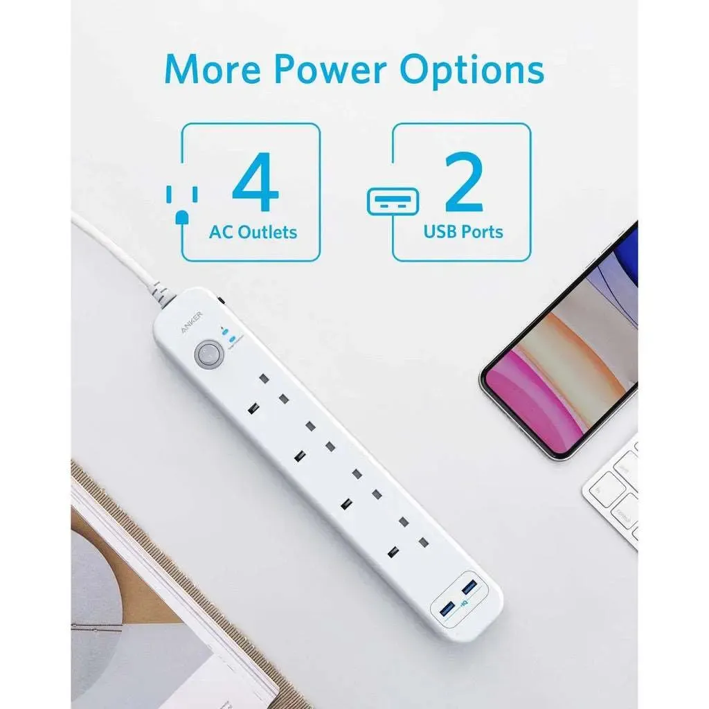 Extension Cord with USB Extension Socket Power Strip A9141