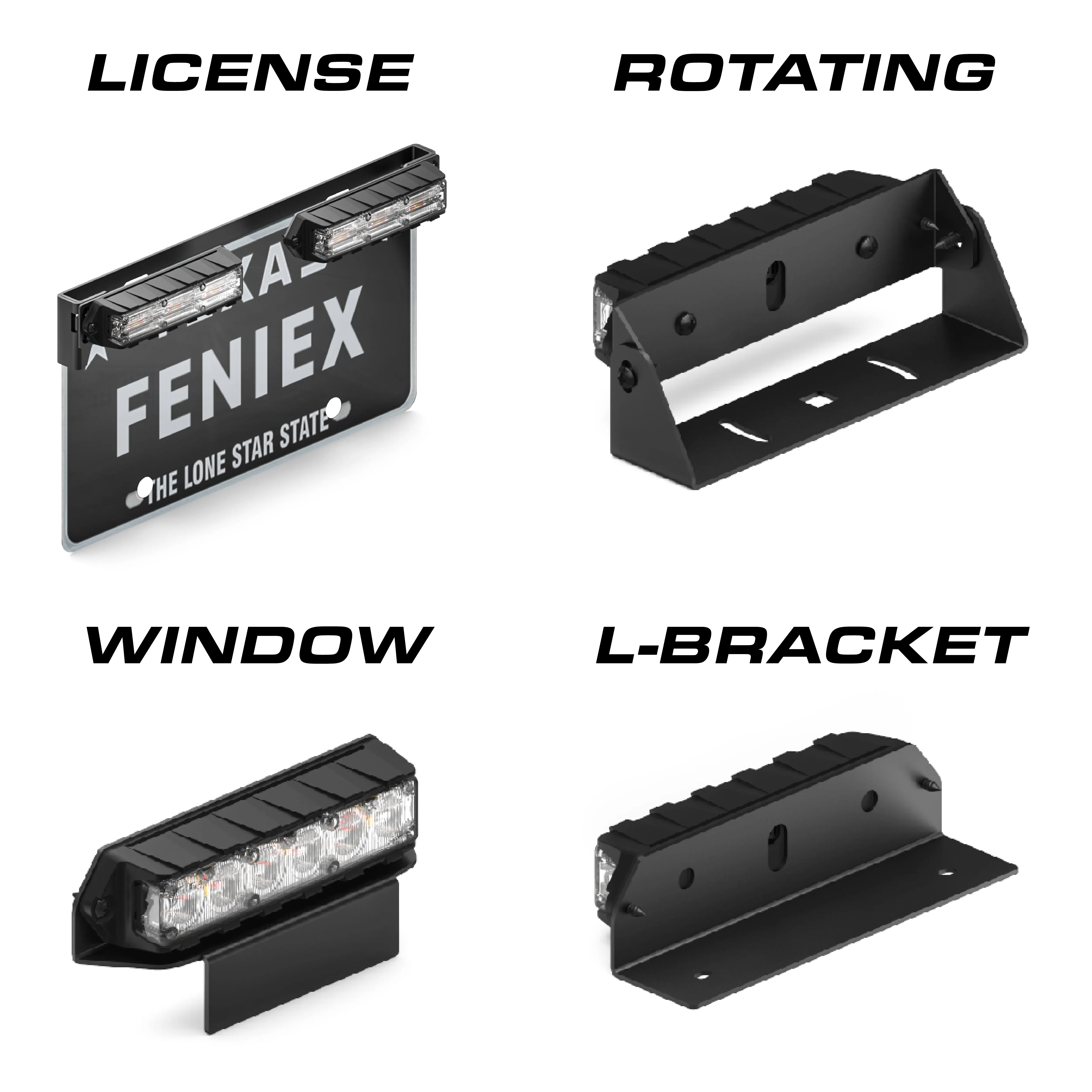 Feniex Q Series Flat Surface Mount
