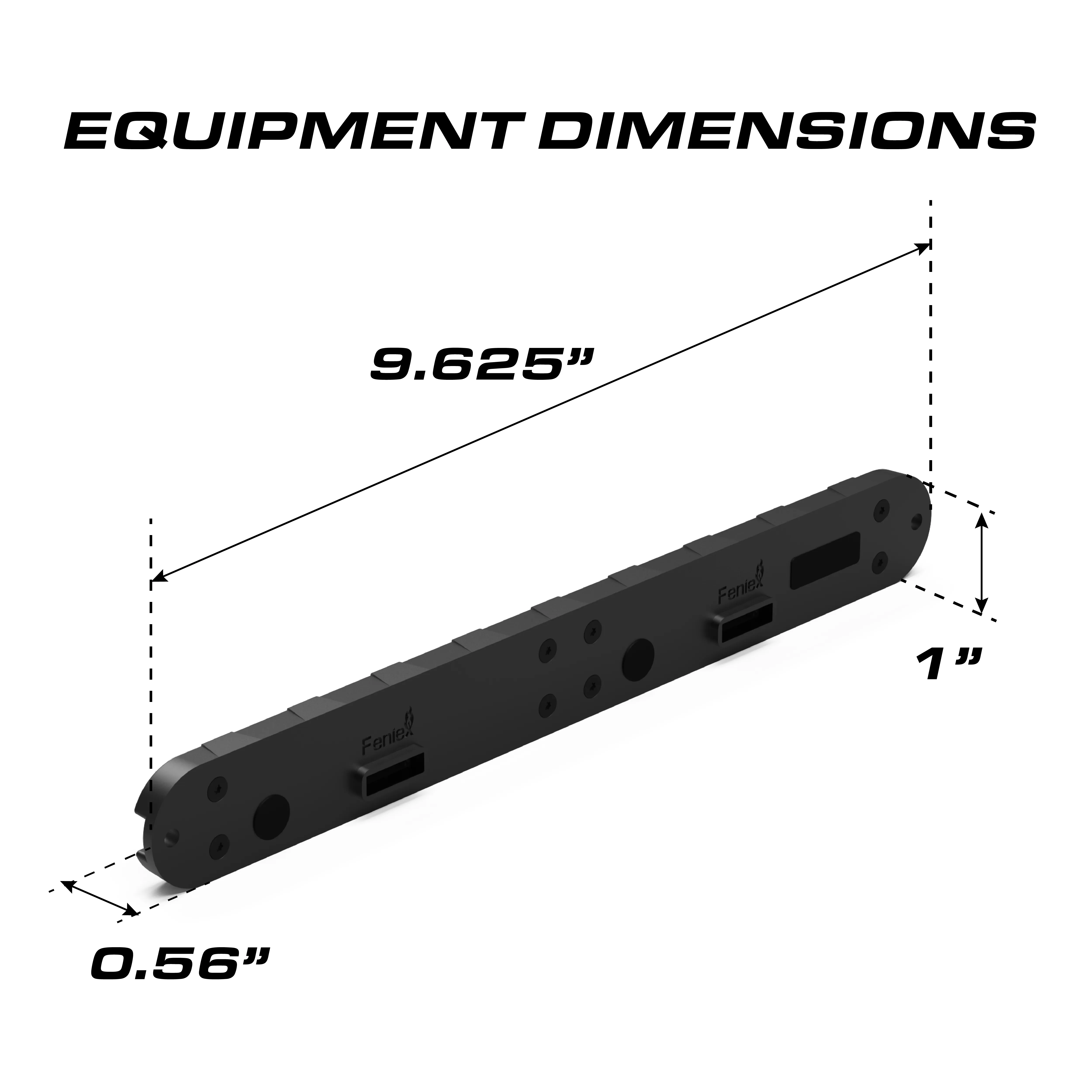 Feniex Q Series Flat Wide Surface Mount