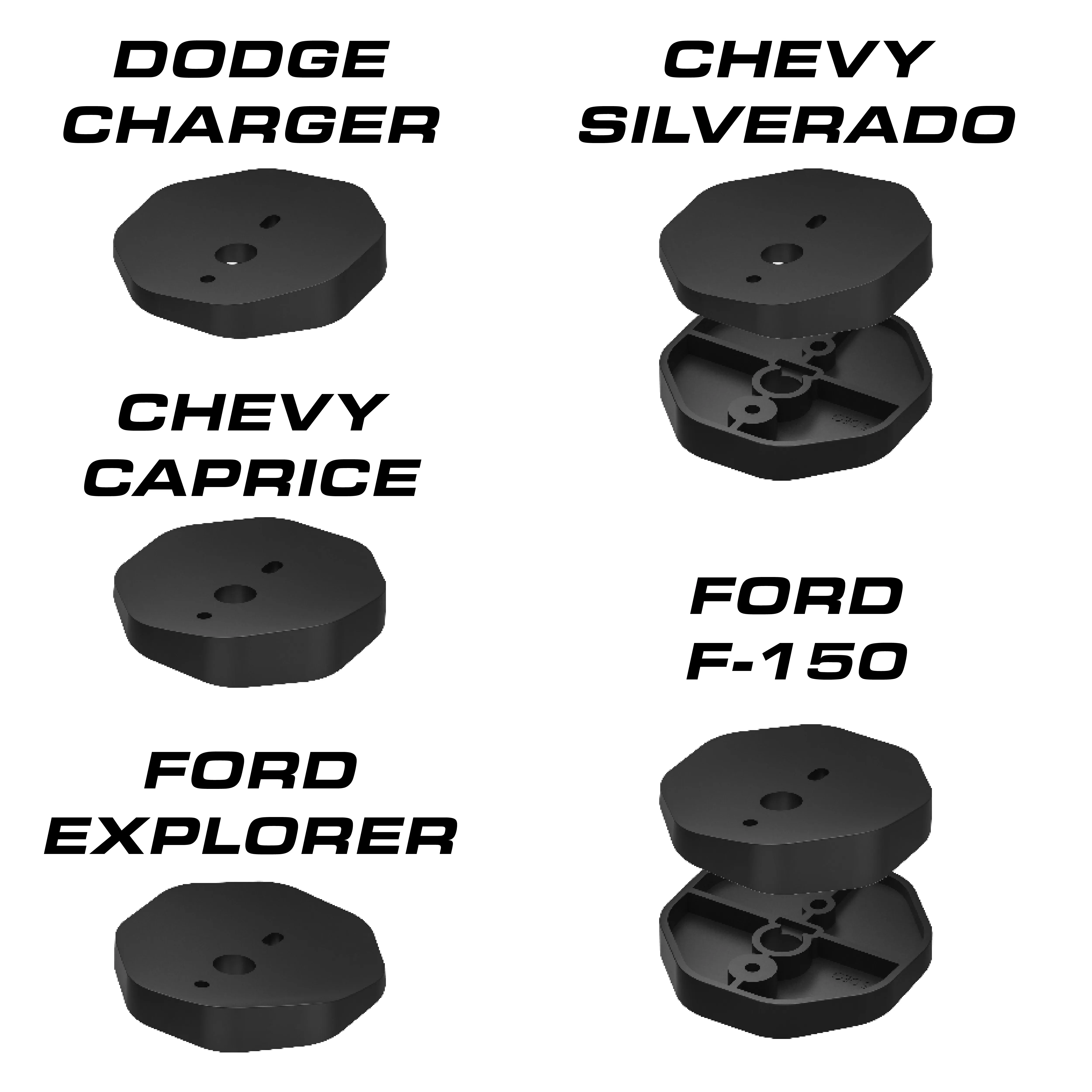 Feniex Q Series Under Mirror Puck