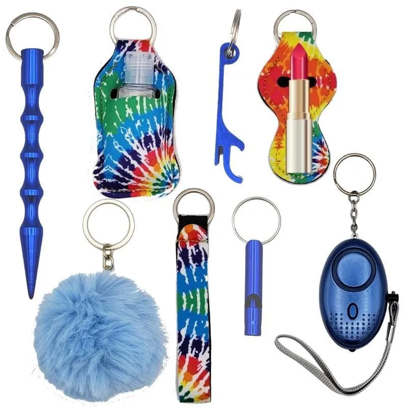 Fight Fobs® Tie Dye Self Defense Key Chain Gift Set