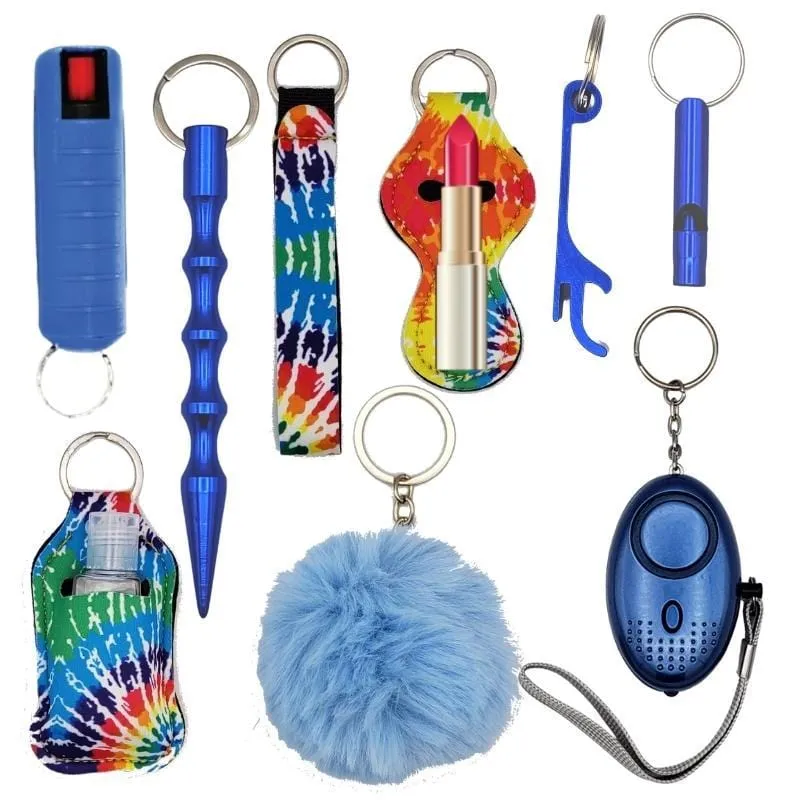 Fight Fobs® Tie Dye Self Defense Key Chain Gift Set