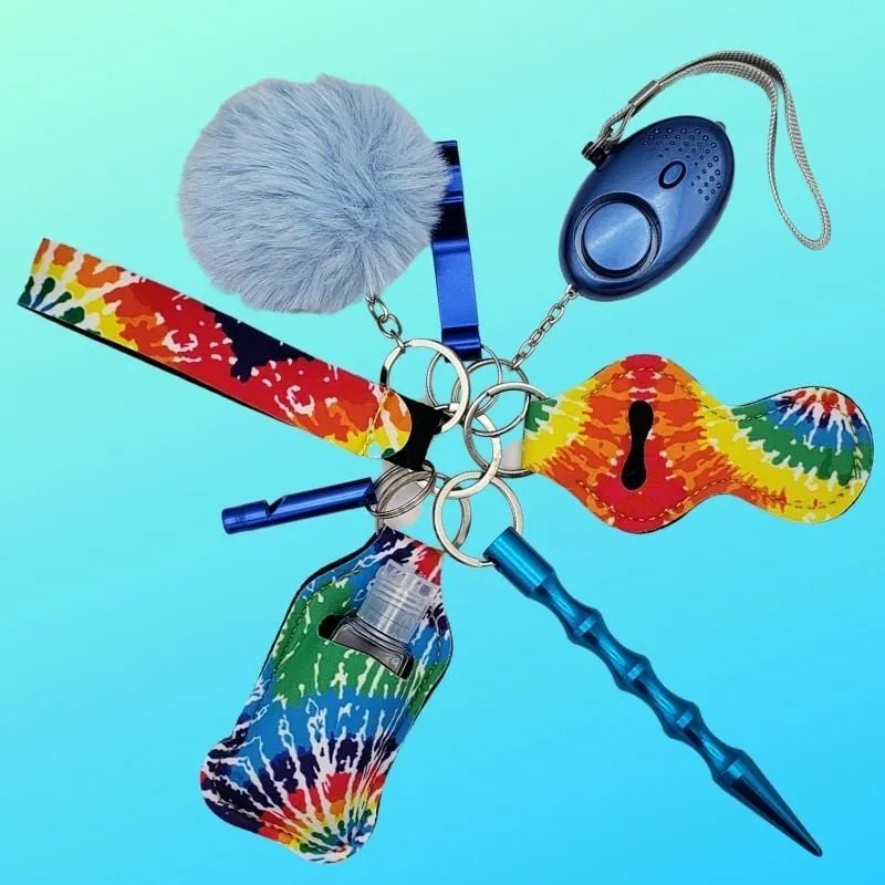 Fight Fobs® Tie Dye Self Defense Key Chain Gift Set