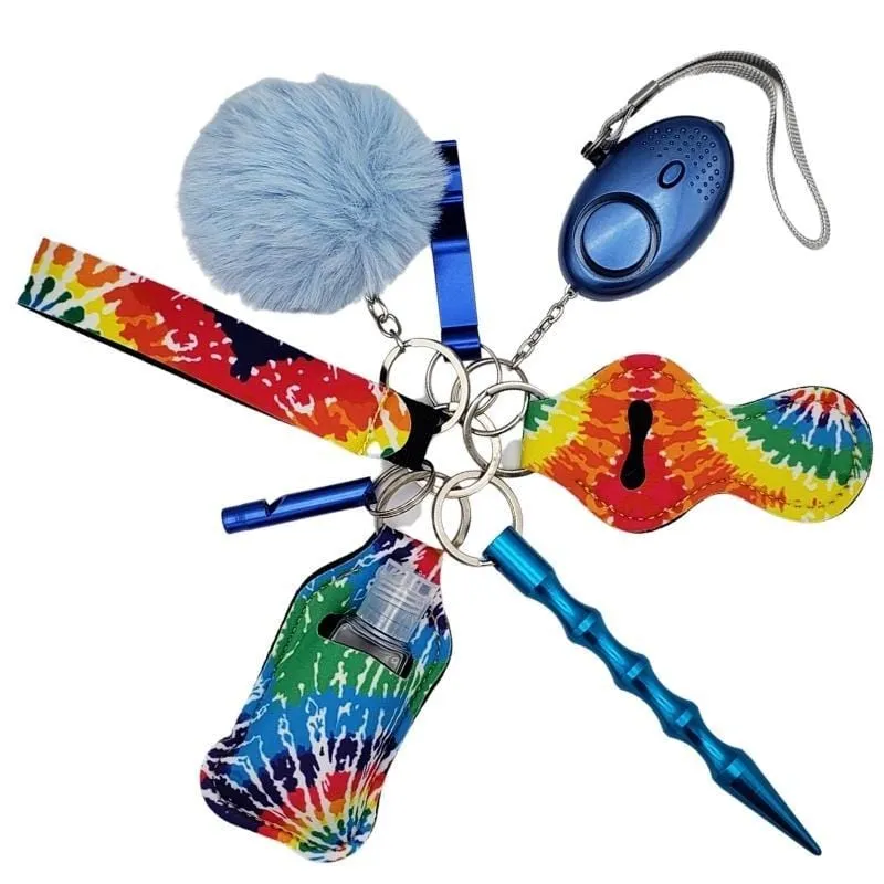 Fight Fobs® Tie Dye Self Defense Key Chain Gift Set