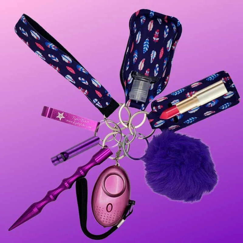 Fight Fobs® Tribe Vibe Boho Self Defense Key Chain Set