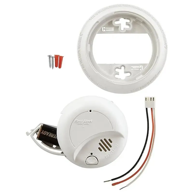 First Alert BRK 9120B Hardwired Smoke Detector Alarm w/ Battery Backup