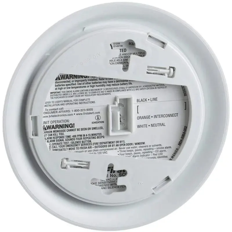 First Alert BRK SC9120B Smoke Carbon Monoxide Detector w/ Batt Backup