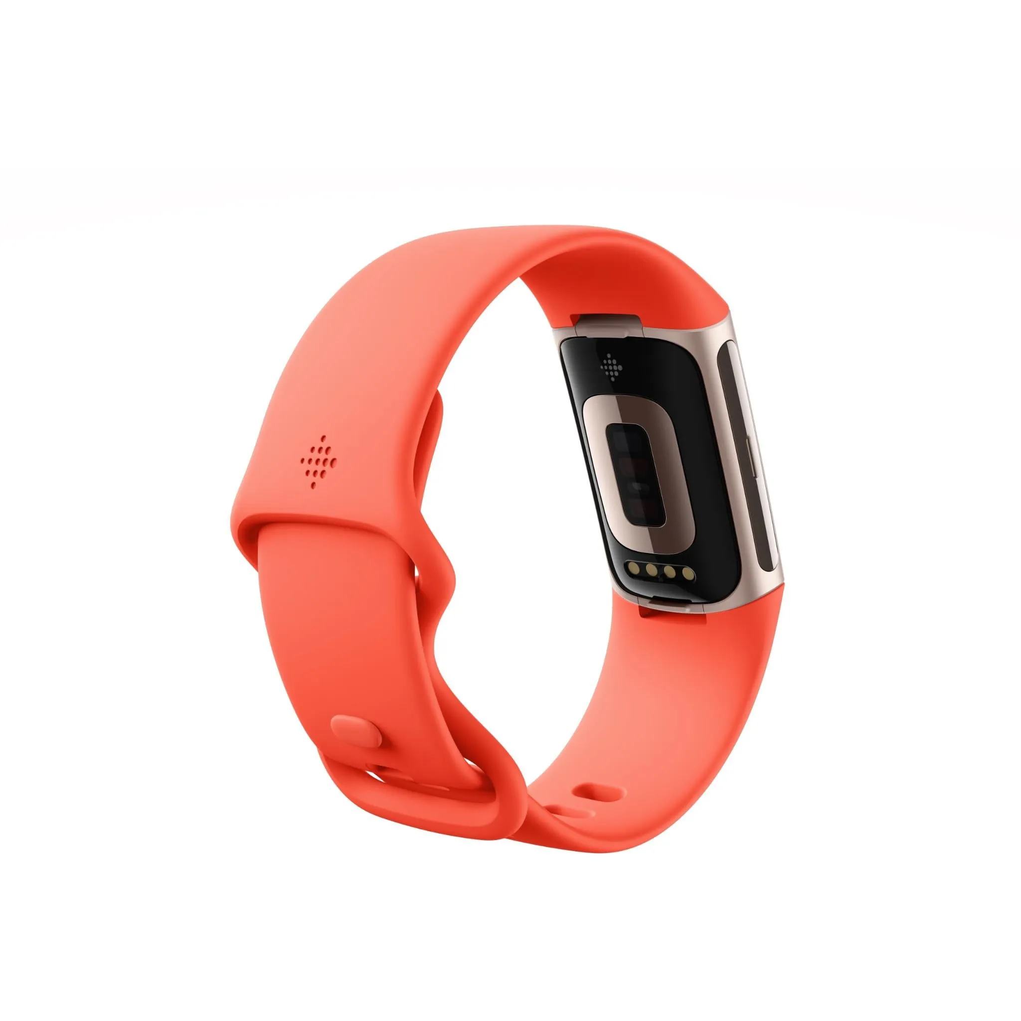 Fitbit Charge 6 Fitness Tracker (Coral/Champagne Gold Aluminium)
